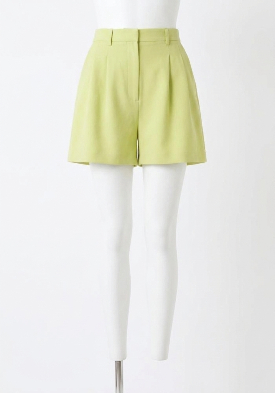 NEW DEREK LAM 10 CROSBY talulah high waist shorts in celery